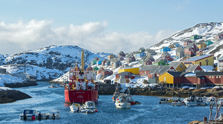 Grönland 2,2 millió négyzetkilométeres  autonóm terület, alig 55 ezren lakják /Fotó: Getty Images