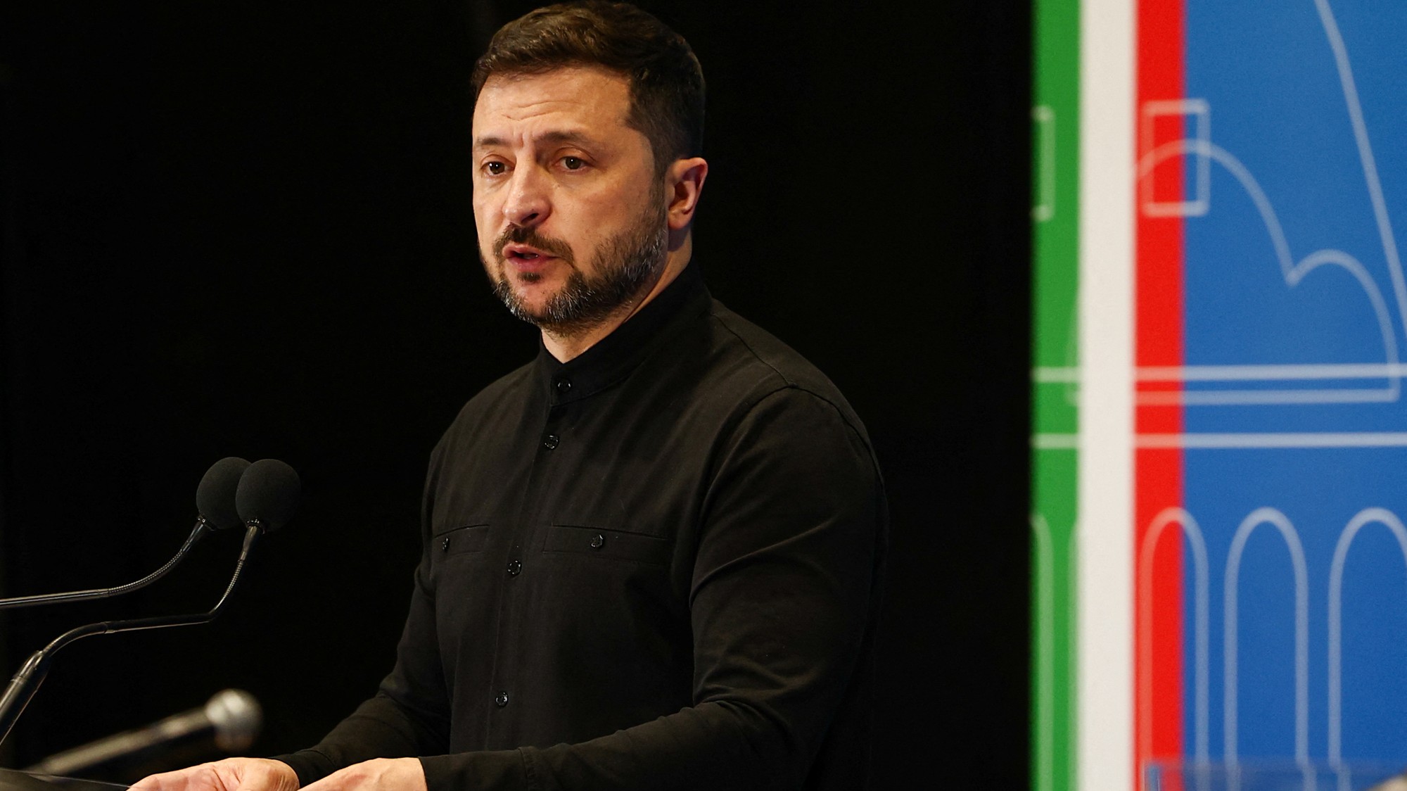 Ukrajinský prezident Volodymyr Zelenskyj.