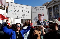 Protesty w Chorwacji. "Państwo nie należy do jednej partii i półświatka przestępczego"