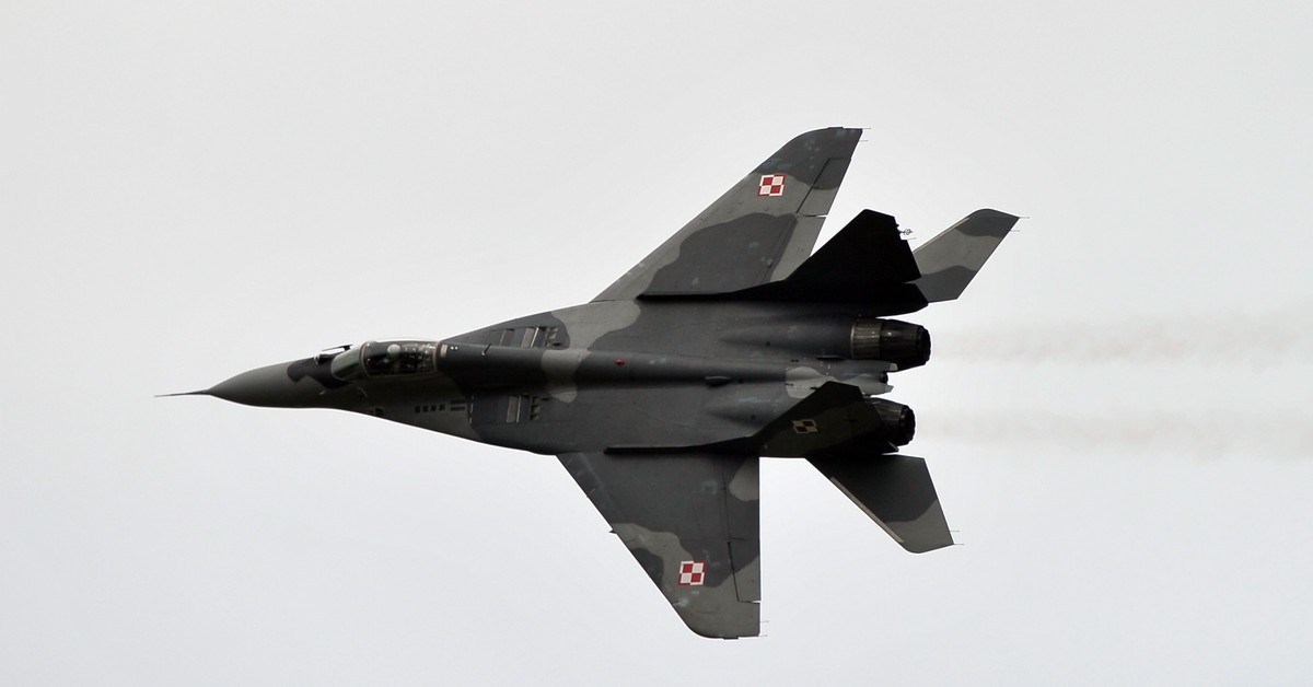 Ten polski myśliwiec poleciał na wojnę. Atakuje rosyjskimi rakietami
