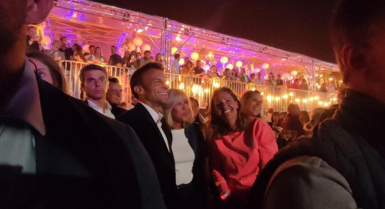 Emmanuel Macron et son épouse Brigitte au Touquet