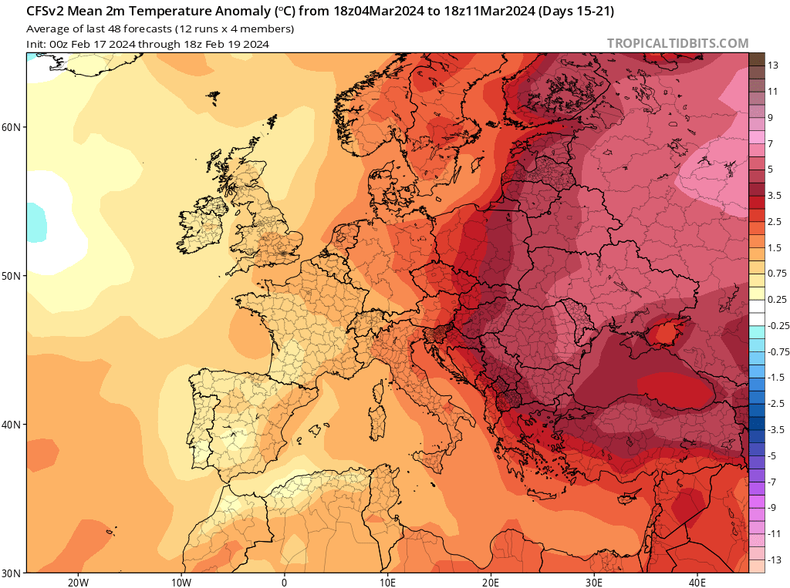 Na początku marca zapowiadamy kontynuację wysokich temperatur