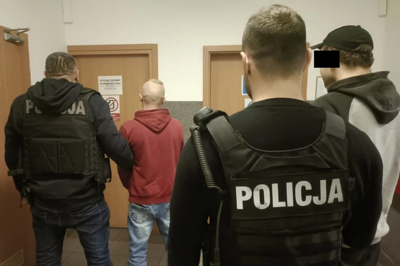 Policja szybko zatrzymała podejrzanych mężczyzn