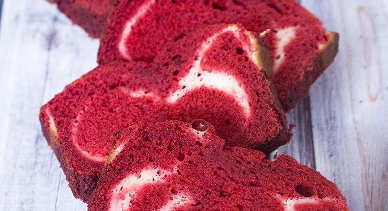 Red velvet bread