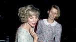 Gwyneth Paltrow z matką, aktorką Blythe Danner przed klubem Studio 54 w 1985 r.