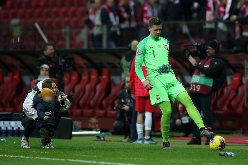 Liam Szczęsny na boisku