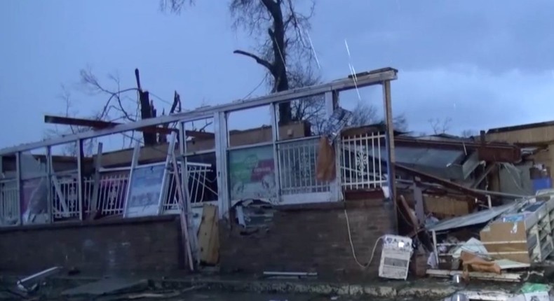 Video shows how a catastrophic tornado nearly wiped out the town of ...
