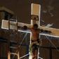 An inmate depicting Jesus performs the crucifixion scene in the theatre play Jesus Christ Superstar