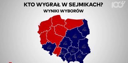 Kto wygrał wybory do sejmików? Zobacz mapę