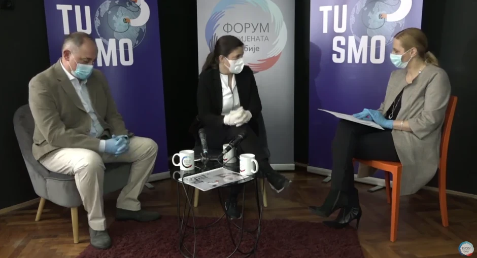 Profesor doktor Lidija Kandolf Sekulović, dermatovenerolog VMA i doktor Goran Stojanović, onkolog na Institutu za plućne bolesti Vojvodina