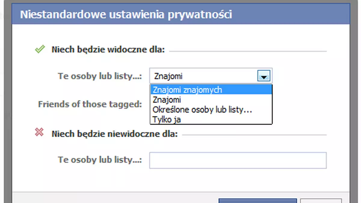 Jak się kończy udostępnienie treści "znajomym znajomych" na Facebooku?