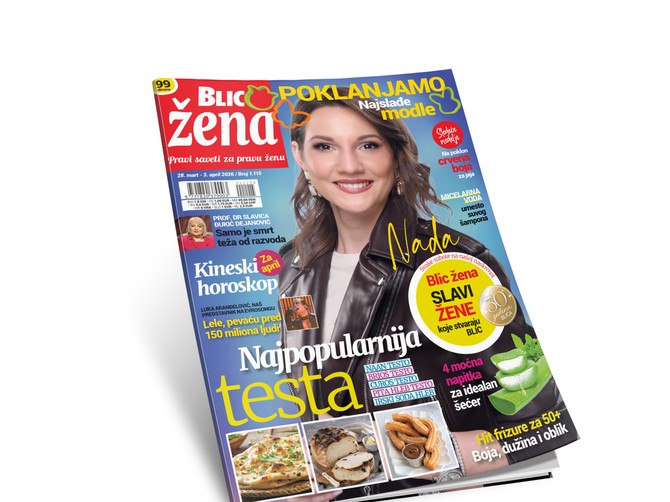 Od subote 28. marta u prodaji je novi broj „Blic žene“, magazina koji se voli i čuva