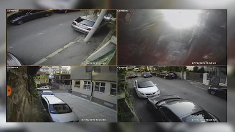 Kadar sa snimka eksplozije "poršea"