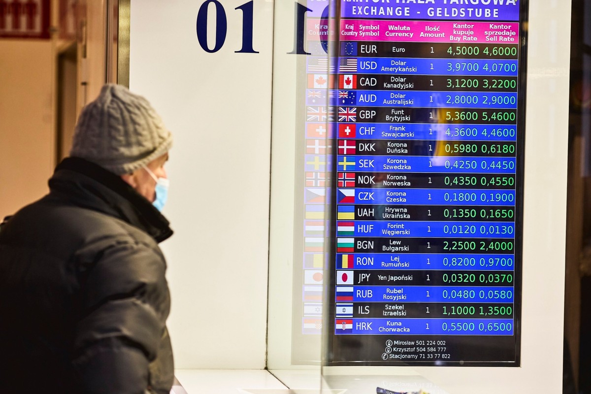 Złoty osłabia się wobec euro. dolara i franka szwajcarskiego