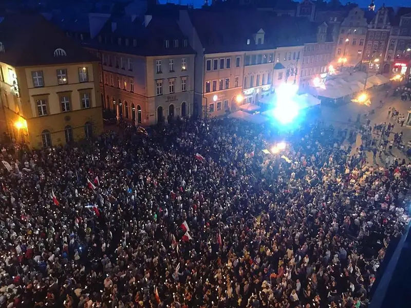 Wrocław pięknie protestuje