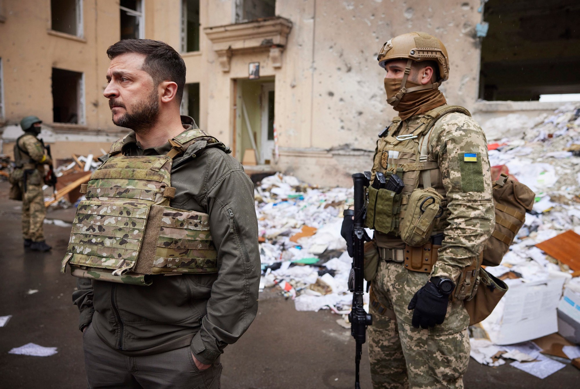 Volodymyr Zelenskyj navštívil Charkovskú oblasť