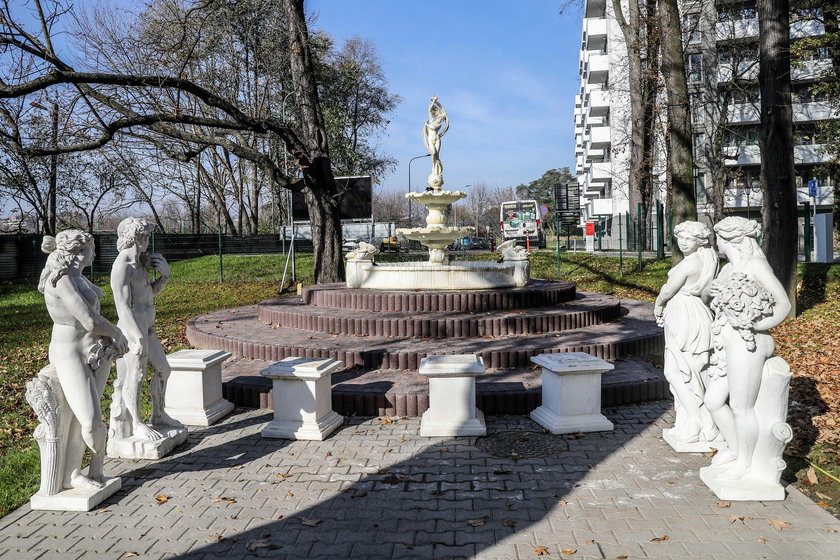 Park Zdrojowy przy rondzie Matecznego w Krakowie