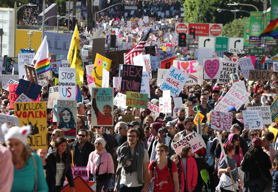 USA WOMAN'S MARCH (Woman's March protest against US President Donald Trump)