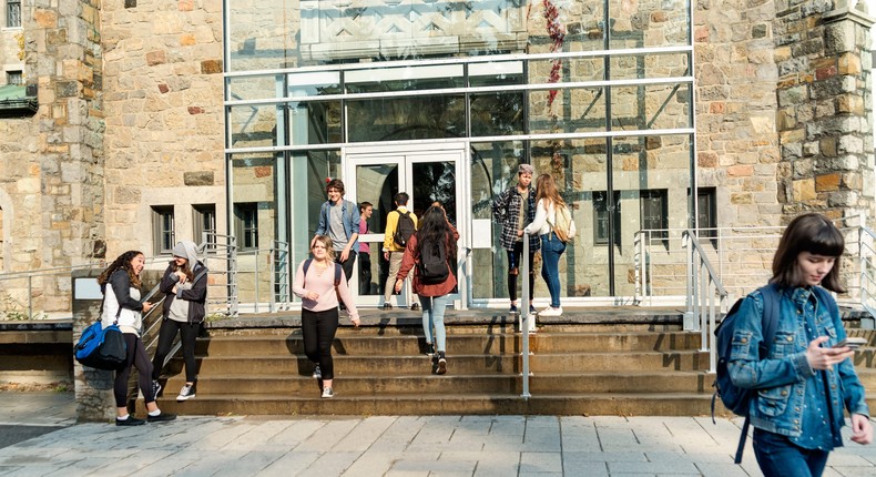 Community college is on the rise for today's students.martinedoucet/Getty Images