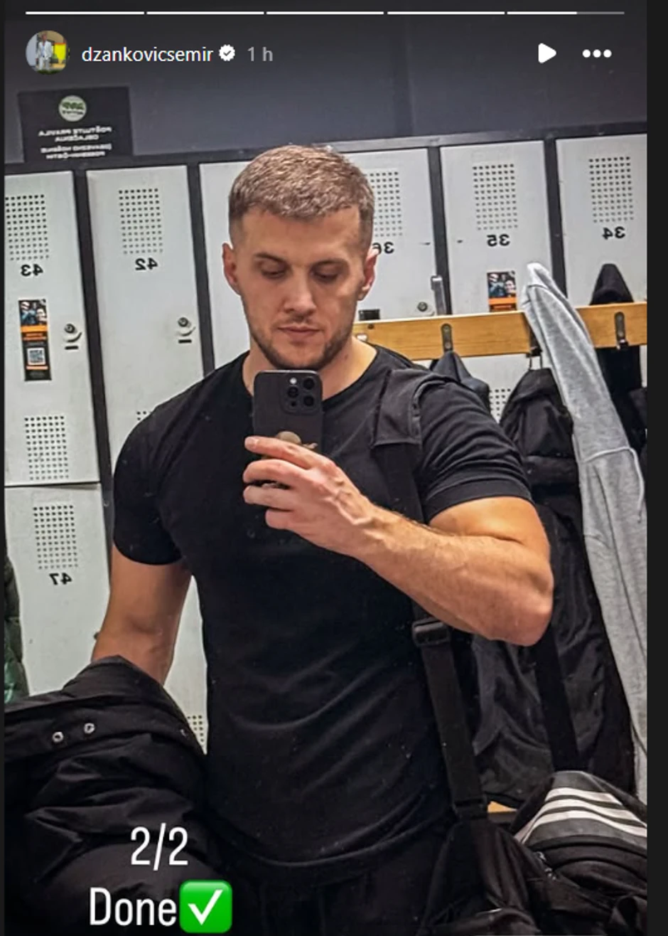 Semir Džanković u teretani 