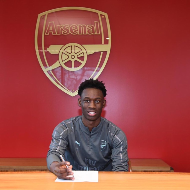 Folarin Balogun recently signed a contract extension with the Gunners  [Arsenal] 