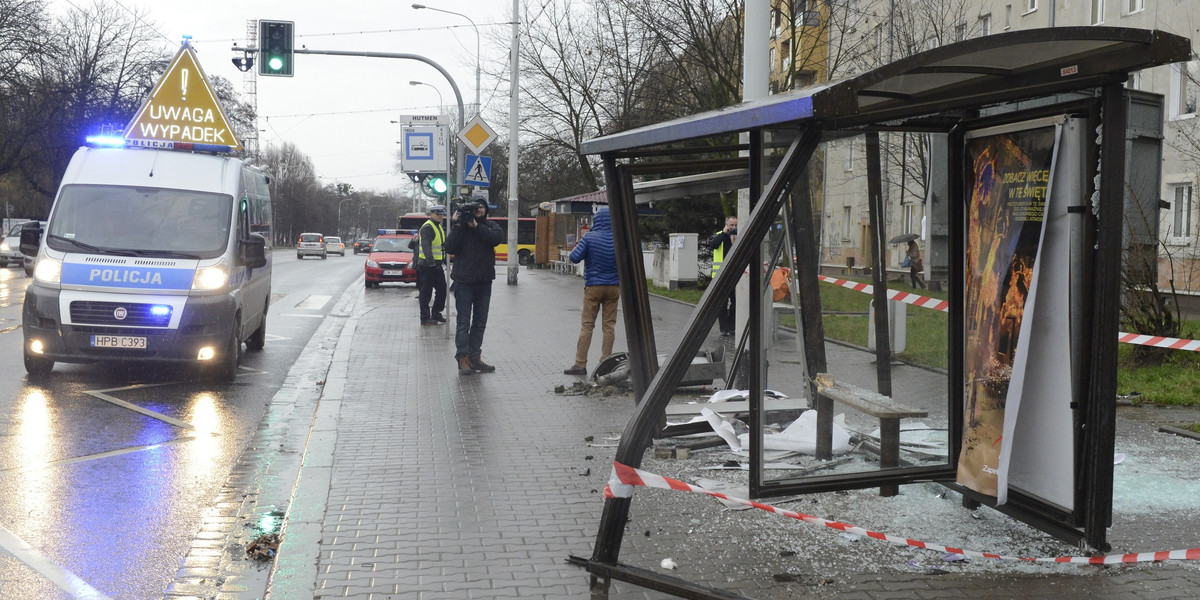 Wypadek we Wrocławiu.