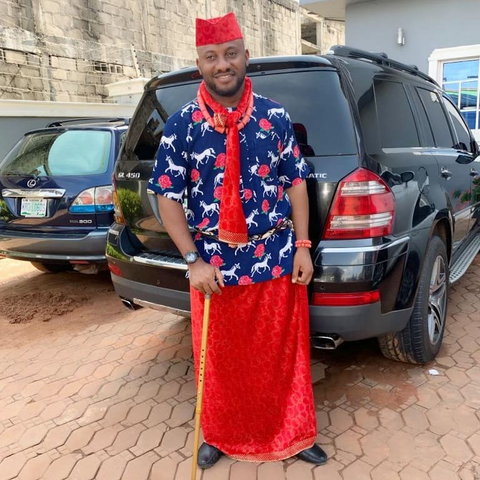 Yul Edochie is thankful for getting a second chance at life as he recounts his near-death experience after freak car accident a year ago. [Instagram/YulEdochie]
