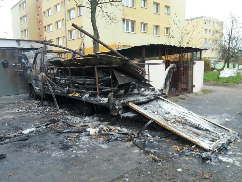 Auto pani Lidii miało pomagać osobom niepełnosprawnym. W niedzielę doszczętnie spłonęło