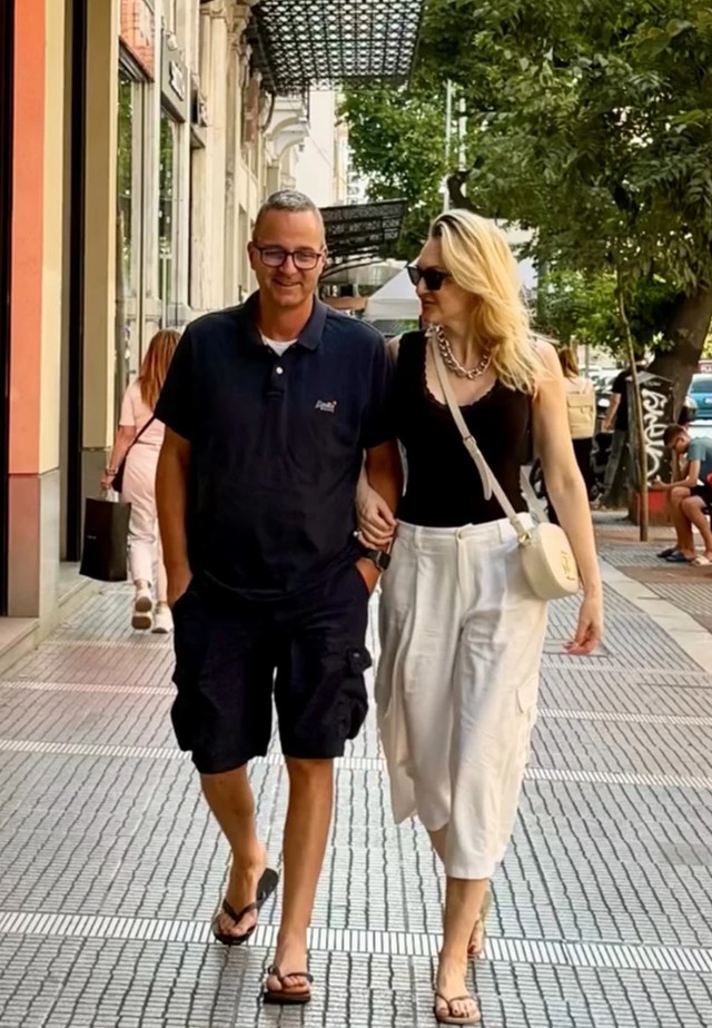 Ana Pendić sa suprugom