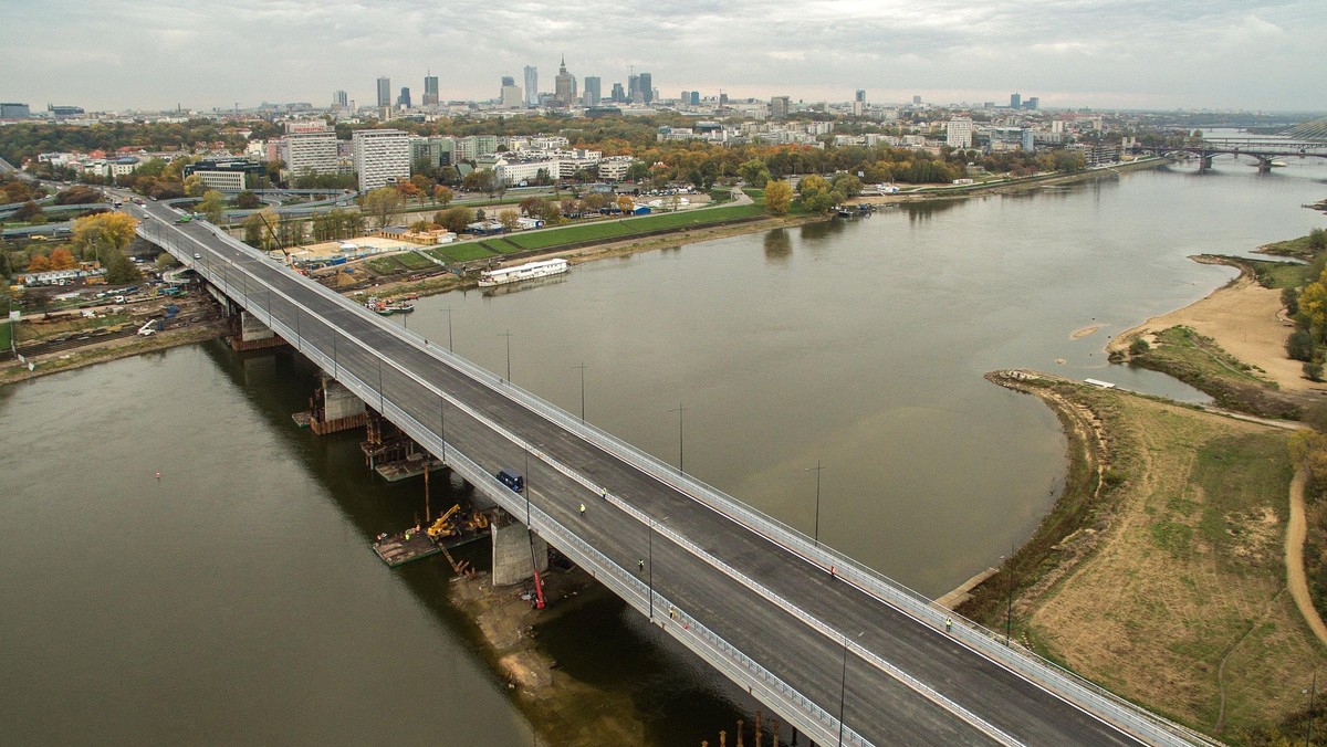 Most Łazienkowski Trasa Łazienkowska Warszawa drogi mosty