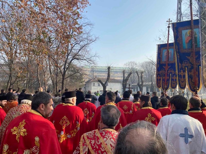 Litija u Beogradu - podrška verujućem narodu u Crnoj Gori