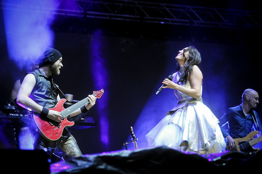 Within Temptation na Jarocin Festival 2012 (fot. Artur Rawicz/Onet.)