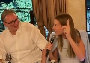 Aleksandar Vučić i Dubravka Đedović