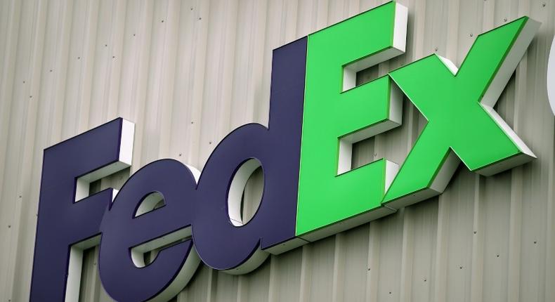 Police are investigating after a gun was found in a package being delivered by FedEx from the US to China