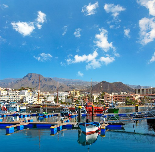 Port w Los Cristianos na Teneryfie
