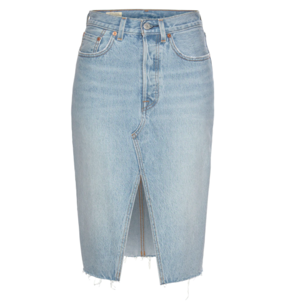 «Deconstructed Midi Skirt» à fente de Levi’s pour CHF 99.90, ackermann.ch