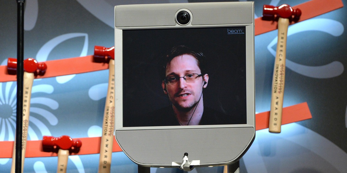 Edward Snowden, były analityk Agencji Bezpieczeństwa Wewnętrznego (NSA)