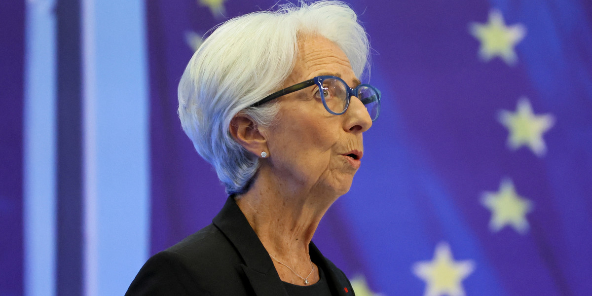 Prezes EBC Christine Lagarde.