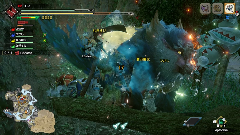 Monster Hunter Rise - screenshot z gry (wersja na Nintendo Switch)
