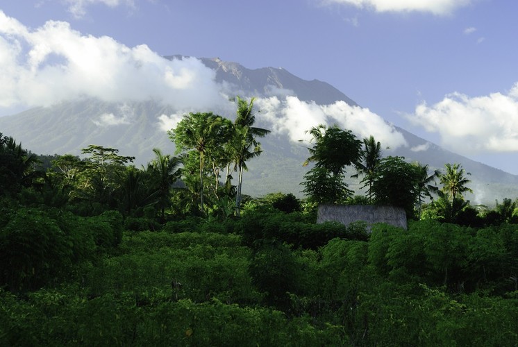 Na szczycie Bali – góra Agung</strong><br /><br />

Niedaleko wulkanu Batur, znajduje się wspomniana już góra Agung. Leży ponad 3 tysiące metrów nad poziomem morza – to najwyższy punkt na wyspie. Z powodu swoich rozmiarów, Agung dominuje nad okolicznym otoczeniem, wpływając także na klimat. Napływające z zachodu chmury zatrzymują się na wysokich stokach i tam też występuje najwięcej opadów co wpływa na bujną roślinność, wschodnia strona jest z kolei sucha i jałowa. <br /><br />

– Trasa prowadząca na szczyt to najtrudniejsza trasa wspinaczkowa na wyspie, ale jeżeli czujemy się na się na siłach – warto. Z wierzchołka wulkanu widoczna jest panorama całej okolicy. Możliwe jest nawet zobaczenie Mount Rinjani, góry znajdującej się na sąsiedniej wyspie Lombok – mówi Piotr Wilk z biura podróży Rainbow.<br /><br /> 

Jeżeli jednak jesteśmy typem kanapowca, lepiej pozostać przy podziwianiu wulkanu z dołu. Tym bardziej, że wcale nie jest to zła alternatywa. Ta niespokojna, majestatyczna góra potrafi zafascynować. Balijczycy wierzą, że Gunung Agung jest repliką góry Meru – stanowiącej centralną oś wszechświata. Jak głosi jedna z legend, Gunung Agung (góra Agung) powstała z fragmentu Mount Meru przyniesionego na Bali przez hinduistycznego boga Pasupati. Cały wulkan jest ważnym miejscem lokalnego kultu, a wzniesiona na jego południowym stoku Pura Besakih, uważana jest za najważniejsze święte miejsce na wyspie. Świątynia składa się z 23 odrębnych, choć powiązanych ze sobą budowli, spośród których największą i najważniejszą jest Pagoda Pura Penataran Agung. Podczas pobytu na Bali, odwiedziny w tym miejscu są absolutną koniecznością. <br /><br />