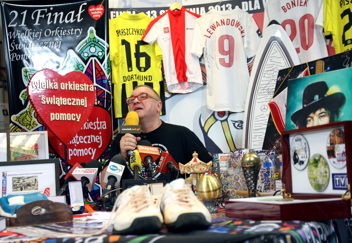 Jurek Owsiak na aukcji WOŚP