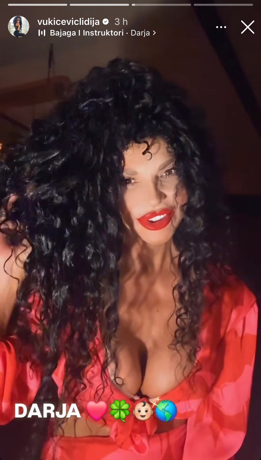 Lidija Vukićević dobila unuku, slavlje