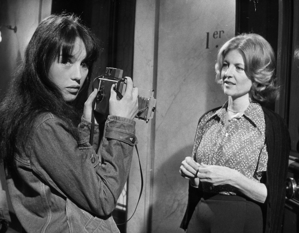 W przerwach między kręceniem "La Gifle", 1974 r.