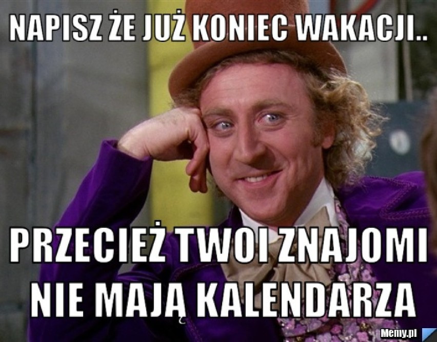 Nieubłagany koniec wakacji - memy