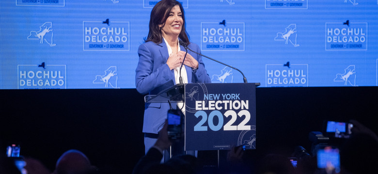 Kathy Hochul pierwszą kobietą w historii wybraną na gubernatora Nowego Jorku