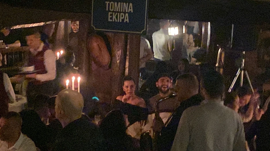 Veljko i Bogdana Ražnatović u provodu