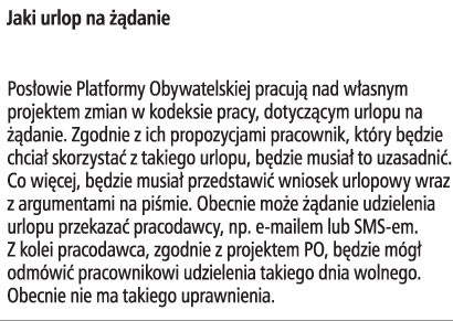 Jaki urlop na żądanie