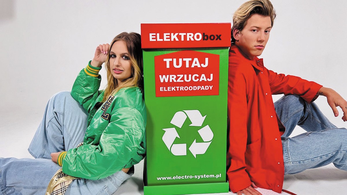 Magda Bereda i Michał Gała na planie teledysku Odzyskaj Eco Studio ELECTRO-SYSTEM