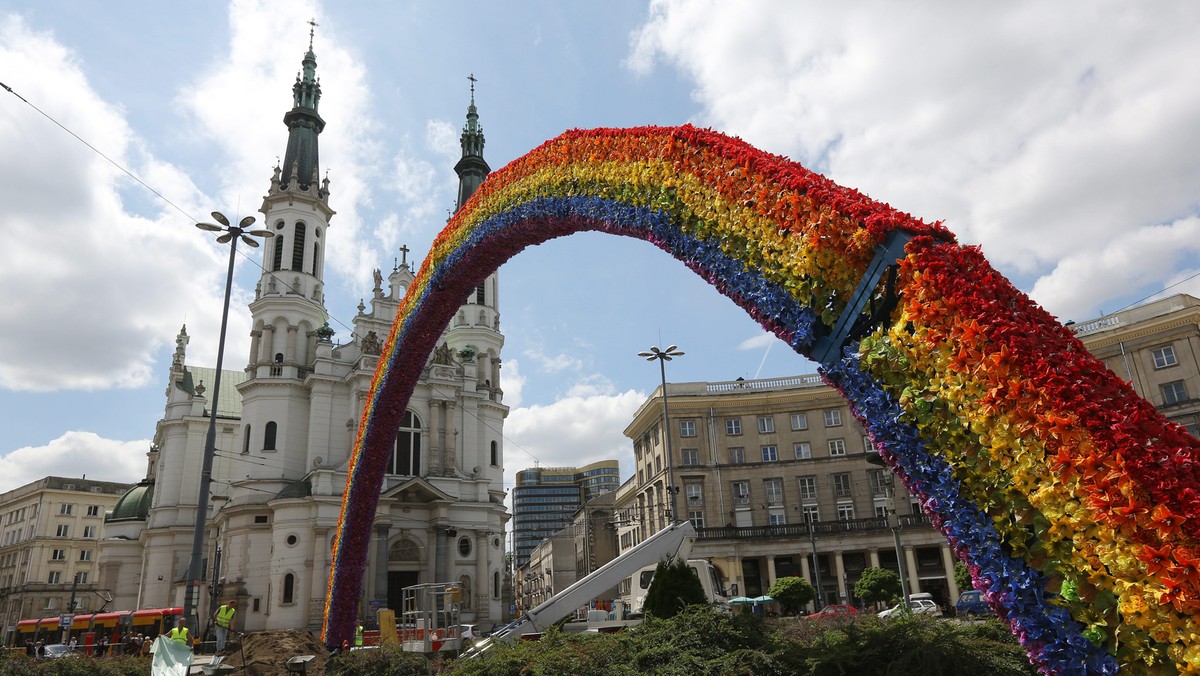 Tęcza plac zbawiciela