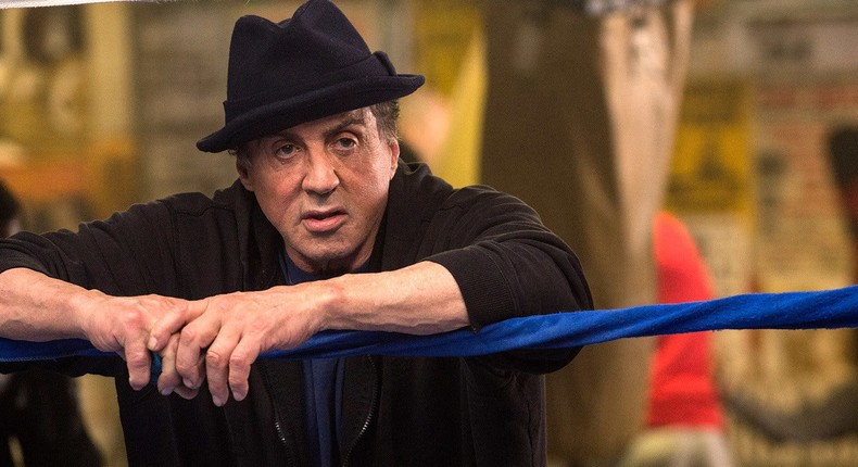 Stallone as Rocky Balboa in Creed.